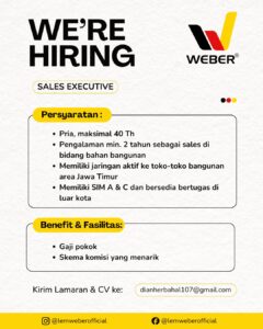 lowongan kerja weber