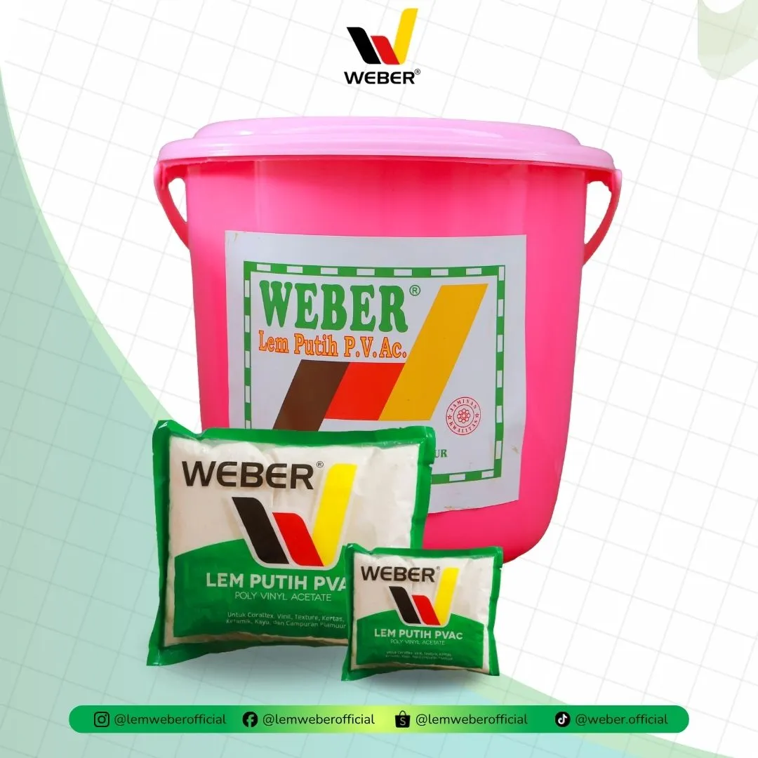 WEBER Lem Putih PVAc Hijau