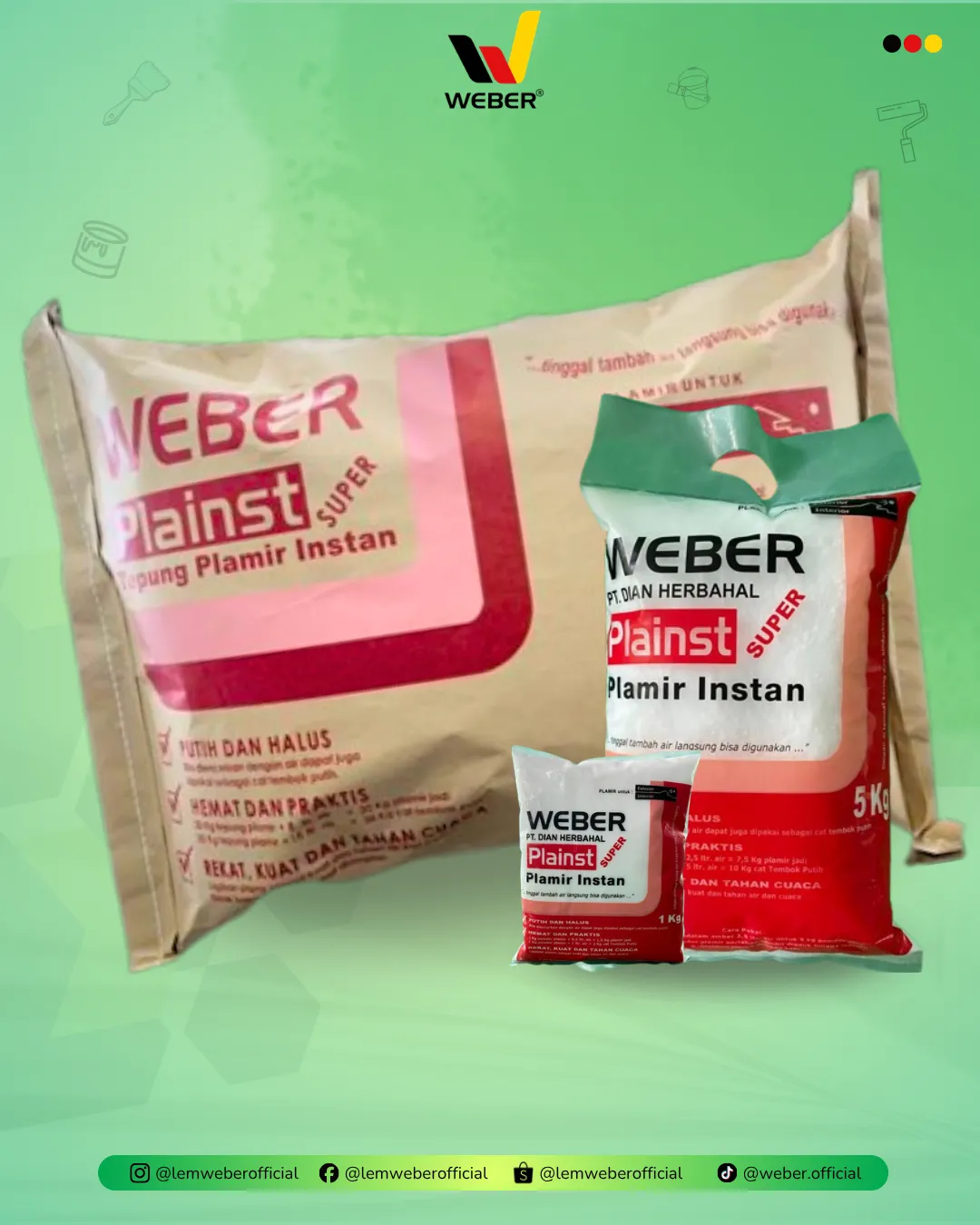 WEBER Plamir Instan Gresik