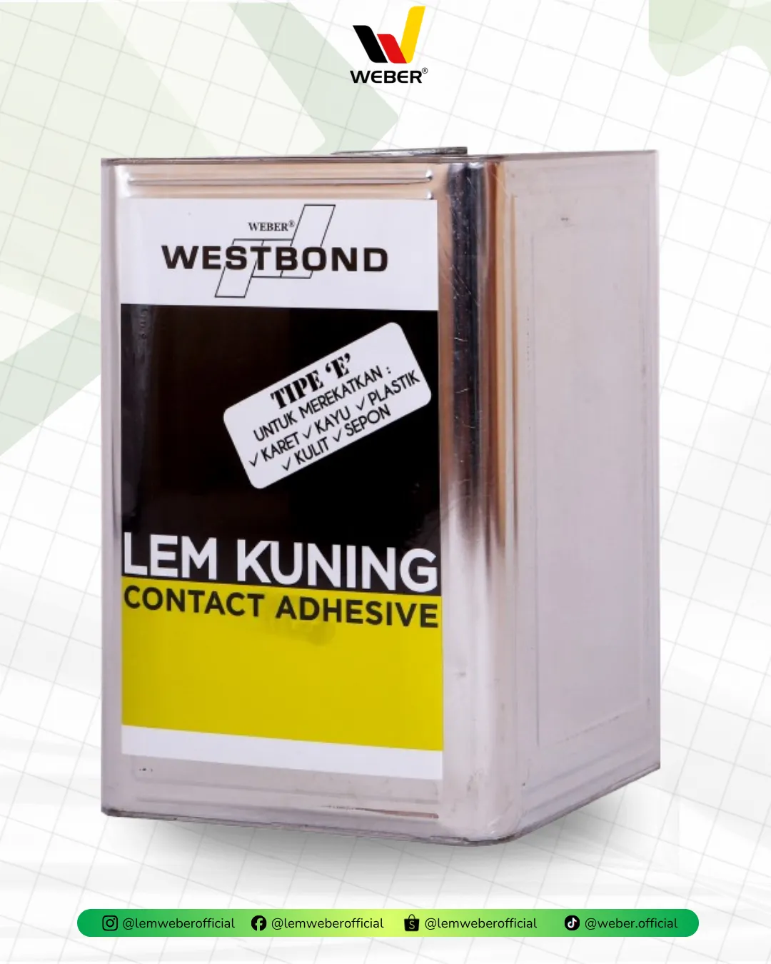 WEBER Lem Sepatu Gresik